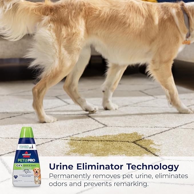 BUNDLE Little Green Portable Carpet Cleaner + PET PRO OXY Spot & Stain Formula, 32 oz.