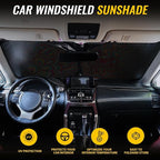 Windshield Sun Shade - Car Windshield Sun Shade for UV Protecion Heat Reduction 2026 Sun Visor for Car Interior (55"x31.5")