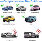 Car Window Shades, 2 Pack Side Car Window Sun Shades for Camping, UV Protection Breathable Mesh Baby Window Covers, Window Screen for Car, Truck, SUV, Protect Privacy for Kids, Family (39.8"x18.9")