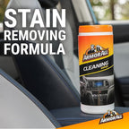 Armor All Car Cleaning Wipes,Canister,Powerful Car Wipes for Dashboards,Vinyl,Clear Plastics,Carpet and Fabric,90 Count (Pack of 6)