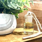 Nag Champa Car Air Freshener – Hanging Essential Oil Diffuser for Car, Closet, or Sacred Space – Long-Lasting Natural Aroma, 2-Pack Spiritual Deodorizer