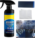 Quick Effect Coating Agent, Car Coating Spray, 17.6 OZ Polish Spray Waterless Wash Wax, Spray Wax Polish for Car Scratches(1PC+Sponge+Cloth) (1 PCS)