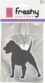 Pitbull Car Air Freshener Berry Scent Freshy Factory (6 Pack)