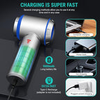 Mini Vacuum Cleaner, 2 in 1 27000PA Brushless Car Vacuum Air Duster 9000mAh Battery Air Blower Wireless Handheld Vacuum for Car,Office and Home