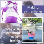 MUBYOK 5lb Premium Unscented Aroma Beads for DIY Car Freshies Eva Beads Bulk Supplies