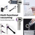 car Vacuum Portable Cordless, 18000PA Brushless Motor Hand Held Vacuum,Air Duster, 120W High Power Mini Vacuum Cleaner Foldable with LED Screen for Home, Car, Office, Pet