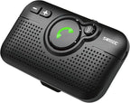 Bluetooth Car Speaker for Cell Phone, Handsfree Bluetooth Car Kit Motion AUTO ON Off Support Siri Voice Assistant Handsfree Speakerphone with Visor Clip - BC980P