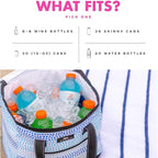 SCOUT The Stiff One - Large, Soft, Lightweight, Insulated Cooler with Hard Bottom, Beach, Family, Travel, Picnic Cooler