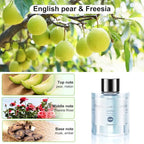 Amor Lyris Car Air Freshener Refill 3.5OZ/100ml Bottle, CO01/Dedicated Perfume Long Lasting Air Fresheners 6 Months, Car Diffuser Essential Oil Made of Natural Plant Extracts, British pear&Fressia