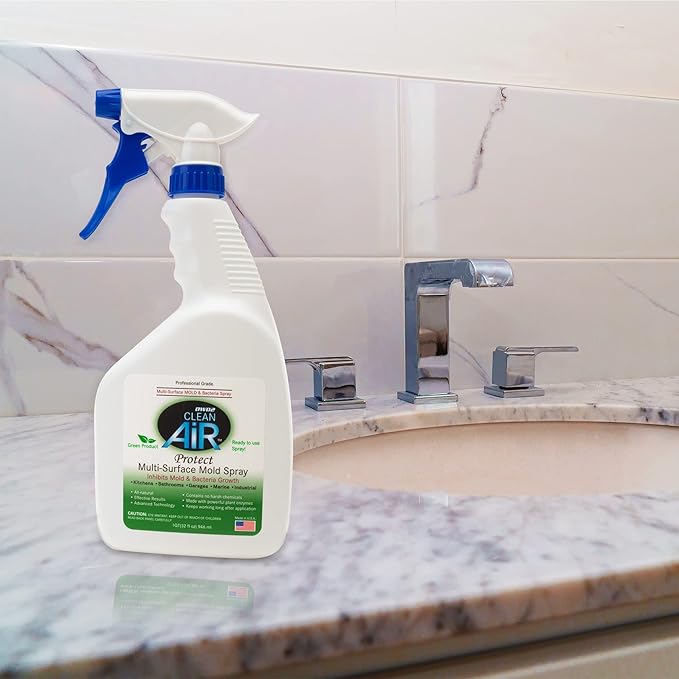 Protect Multi-Surface Odor Control Spray 32 oz – Plant-Derived Formula for Hard & Soft Surfaces, Non-Toxic Indoor Freshening Solution for Home, Office & Commercial Spaces