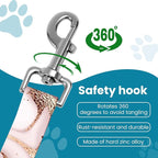 Adjustable pet cat and Dog car seat Belt，The Lanyard is Flexible and Adjustable from 20 to 33 inches(Golden Marble)