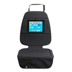 Munchkin Car Seat Cover with Tablet Holder for Under Baby Car Seats and Toddler Booster Seats, Elite Seat Guardian Protector, Rear and Forward Facing, Dark Grey