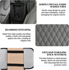 Car Center Console Cover, Upgraded Microfiber Car Armrest Cover Cushion, with 2 Storage Bags Scratch, Resistant Leather Cars Armrest Storage Box Universal Vehicles Accessories (Gray)