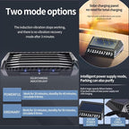 Solar-Powered Car Air Purifier with USB Charging & Ozone Odor Elimination - Portable HEPA Filter-Free Ionizer for Pet Odors, VOCs - Compact, Silent, Best for Car Use (8813 carbon fiber)