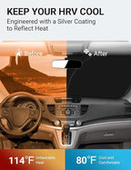 Proadsy 2026 Upgrade Front Windshield Sun Shade Foldable Sunshade Protector Custom Fit 2016-2022 HR-V LX Sport EX EX-L Accessories