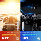 Windshield Sun Shade - Windshield Sun Shade Foldable Offers Ultimate Protection for Car Interior UV Protection Car