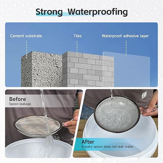Invisible Waterproof Sealant, Water- Based, Clear Waterproof Coating, Transparent Glue Anti-Leakage Agent for roof & Walls, Indoor and Outdoor Liquid Paint Adhesive (32 floz)