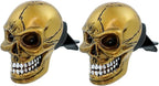 Skull Car Air Fresheners Cute Cool Funny Air Conditioning Vent Perfume Diffuser Decoration Interior Car Accessories 2 pcs