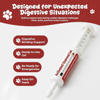 Activated Charcoal Paste for Dogs & Cats, Emergency First Aid Gel for Accidental Ingestion, Diarrhea, Gas Relief & Digestive Upset, Ready-to-Use, Pet First Response Essential, 30 mL