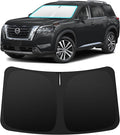 INSAUTO Custom Fit Windshield Sun Shade Accessories for Nissan Pathfinder 2022-2026, Foldable Front Window Sunshade, UV & Heat Reflector, Keeps Interior Cool, Includes Storage Bag