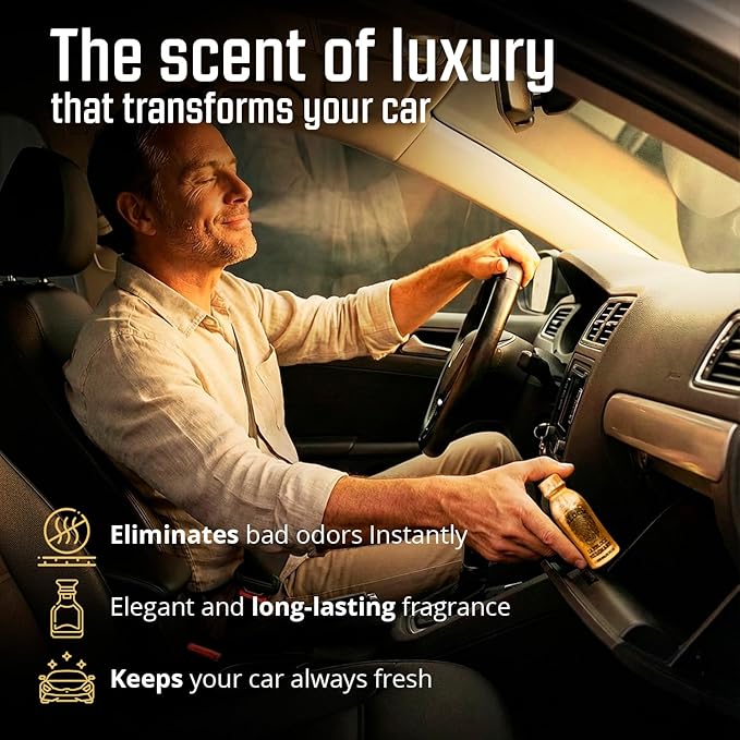 Carblock Premium Car Perfume – Long-Lasting Odor Eliminator (Up to 3 Months) – Neutralizes Bad Odors, Humidity, Pet & Smoke Smells – 150 ml – No Residue – Car Interior Fragrance for Cars & Trucks