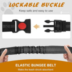 Dog Seat Belt for Car,Chew Proof Puppy Seatbelt,Heavy Duty Pet Leash for Medium & Large Chewer Dogs
