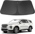 Windshield Sun Shade Compatible with 2020 2021 2022 2023 2024 2025 2026 Hyundai Palisade Accessories Front Sunshade Sun Visor Protector Block Rays Heat