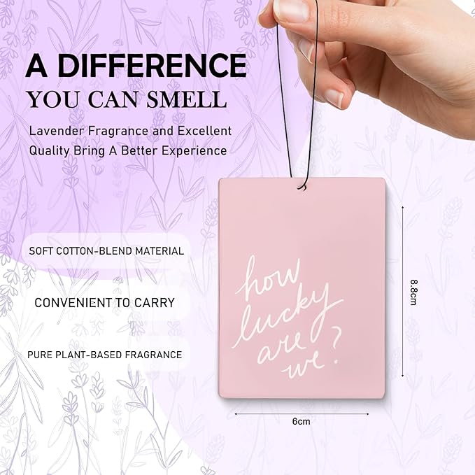 Blue Pink Cherry Air Freshener for Car,Girly Car Decor,Coquette Bow Ace Card Air Freshener Hanging 3 Pcs for Cars Closet Drawer Books Bathroom