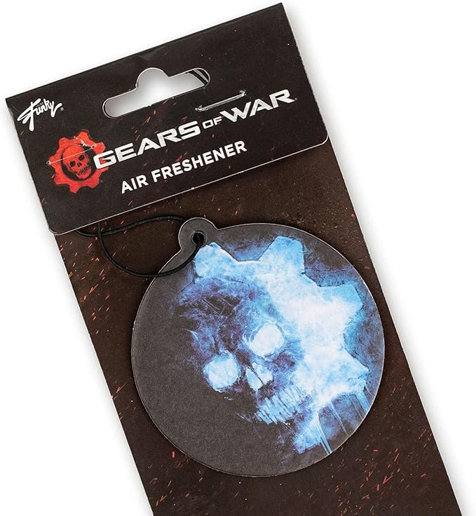 Gears of War Collector’s Edition Air Freshener – Long-Lasting Car Scent – Officially Licensed Merchandise Video Game Collectible – Ideal Gift for Gamers – Natural Fragrance for Car, Home & Office