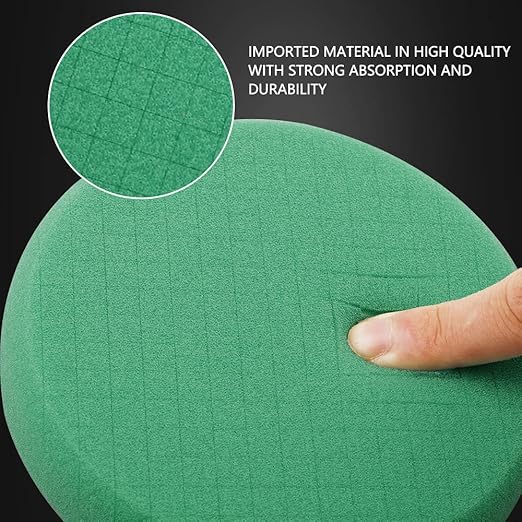Green T120 Heavy-Cut Polishing Foam Pad, SPTA 1Pc 6.5 Inch Face for 6 Inch 150mm Backing Plate Compound Buffing Sponge Pads for Car Buffer Polisher Compounding, Polishing and Waxing -FPTSS6G
