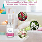 G's Breeze Floral Dream Air Freshener – Luxurious Rose, Lily & Jasmine Blend for Long Lasting Floral Freshness – Ideal Scent for Home, Car & Office – Create a Serene, Elegant and Uplifting Atmosphere