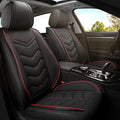 Car Seat Covers for Ford Expedition 2000-2026, Premium Nappa Leather Car Seat Cover, Stylish Sport Seat Covers， Automobile Seat Cover Sets.(Standard 2 Seats/Black)