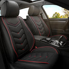 Car Seat Covers for Jeep Grand Cherokee L 2021-2026, Premium Nappa Leather Car Seat Cover, Stylish Sport Seat Covers， Automobile Seat Cover Sets.(Standard 2 Seats/Black)