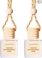 COOLGIRLCANDLES Roasted Marshmallow Fluff Car Hanging Fragrance Oil Air Freshener for Essential Oils, Long Lasting Car Diffuser Bottle