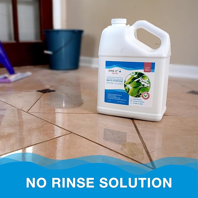 Orb-3 Multipurpose Enzyme Cleaner (1-Gallon, Clean & Fresh)
