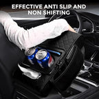 5-in-1 Car Center Console Cover,Multifunctional Arm Rest Cover for Car with Cup Holder,Phone Holder,Pocket,Car Tissue Holder,Leather Height Enhancement Car Armrest Cushion for Most Cars