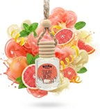 Sugar Bear Wild Bear Market Summit Hanging Car Air Freshener Diffuser, Long Lasting Natural Fragrance Oil Car Freshener, Glass Bottle, Auto Air Deodorizer, Made in USA Toxin Free