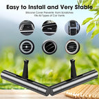 2 Packs Custom Car Air Freshener Diffuser Vent Clips with 12 Refill Sticks for Cars, Office, Kitchen, Bathroom, Pet Basic Refillable Kit Essential Oil Diffusers Car Accessories for Women Men
