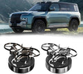 Solar Energy Auto Rotating Diffuser with Fragrance, Essential Oil Diffuser Scent Decoration for Car Interior & Home Office (2pcs)