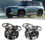 Solar Energy Auto Rotating Diffuser with Fragrance, Essential Oil Diffuser Scent Decoration for Car Interior & Home Office (2pcs)