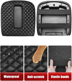 KBH Center Console Armrest Cover for 2007-2014 Chevy Silverado & Tahoe & Avalanche & Suburban, GMC Sierra & Yukon, Vinyl Leather, Floor Console Bucket Seat, Black