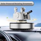 Artillery Solar Air Freshener- 360 Rotating Car Aromatherapy Diffuser Auto Dashboard Decor, 2025 New Military Model Rotating Ornament for Men Women and Military Enthusiast (Golden, Without perfume1)