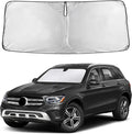 EcoNour Windshield Sunshade Compatible for Mercedes Benz GLC300 2016-2020 2021 2022, Sun Visor for Front Windshield & Window Sun Shade Cover, UV Heat Blocker & Protector, Car Accessories