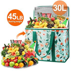 Bodaon 4-Pack Cooler Insulated Food Delivery Bag, X-Large Bags for Grocery/Catering/Shopping, Rideshare Delivery Bag, Thermal Hot Pizza, Large Cold and Frozen, XL Tote, Flower
