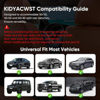 Auto Car Seat Covers Accessories Full Set Leather Cushion Protector Breathable Waterproof Seat Cover for Cars Universal Fit (Brown, Front Pair and Rear)