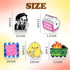 5pcs Funny Meme Car Air Freshener Automotive Accessories Car Interior Hanging Scents Mirror Decor for Men Women Teen Girls Adults Gag Gifts