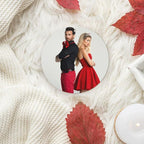 Custom Car Air Freshener with Pictures Logo Design Your Own Customized Gifts for Birthday Christmas Christmas, Round