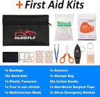 Emergency Car Kit with Jumper Cables & Snow Shovel, Winter Roadside Assistance Safety Kit for Cars, Trucks, SUVs and RVs