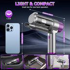 EYYA Handheld Car Vacuum Cleaner Cordless, 16000PA Powerful Hand Held Vacuum Cordless Rechargeable, 4-in-1 Portable Mini Vacuum & Air Duster with Multi-Nozzles and LED Light for Car Home Office
