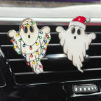 Halloween Ghost Car Diffuser Vent Clip - Cute Interior Decor for Women (3 Pcs)